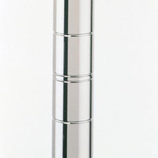 Metro Super Erecta 74UP SiteSelect Mobile-Ready Industrial Wire Shelving Post, Chrome, 74" H