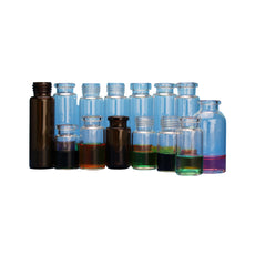 10mL Clear Vial 23x46mm Flat Bottom 20mm Flat Top