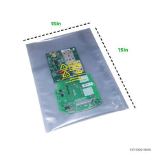Metal-In 15x15 In Flat Bag Series 1000, 3.1 Mils Thickness - EXT-1002-15X15