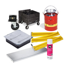 Safety Shelf Can 5-Gal, Red Cntrl Flow Faucet Ea - CAN460-RD