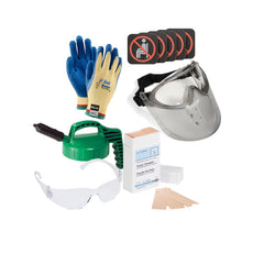 Nemesis Safety Glasses, Blue Mirror Lens Each - GLS186