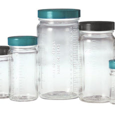 Qorpak Graduated Medium Round Bottle Beakers 24/Case - GLC-06375