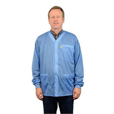 SCS Smock, Jacket, Blue, 3x-Large Knitted Cuffs, 3 Pkts, No Collar,  - 770016